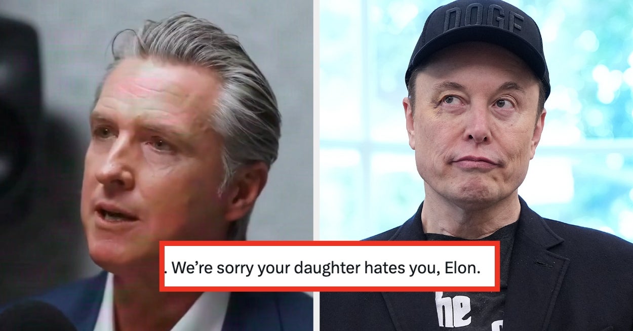 Gavin Newsom og Elon Musk hadde en kamp om Elons fremmedgjorte datter, Vivian Wilson, og hun svarte akkurat