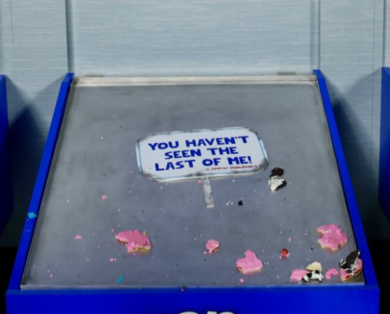 Tekst på et skilt sier: 