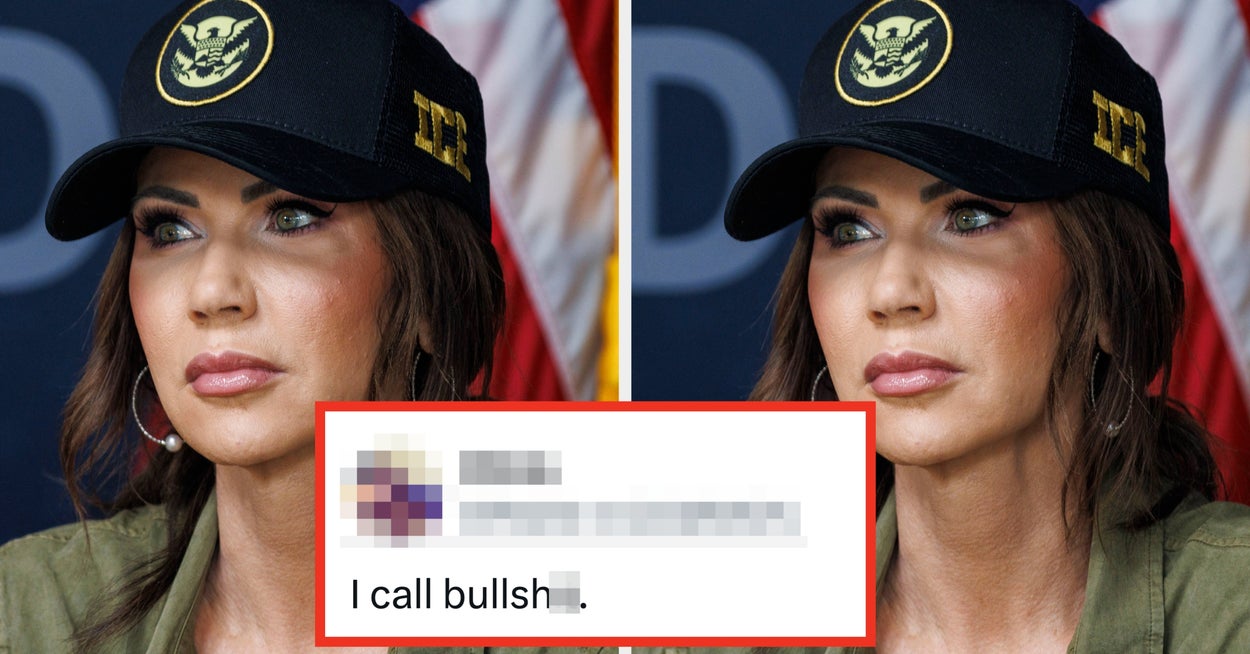 Kristi Noem hadde et veldig...interessant...svar på en reporters spørsmål etter at en amerikansk statsborger ble dødelig skutt av ICE