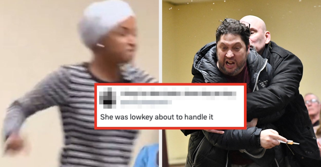 Noen angrep Ilhan Omar på et rådhus, og alle sier det samme om hennes raske respons
