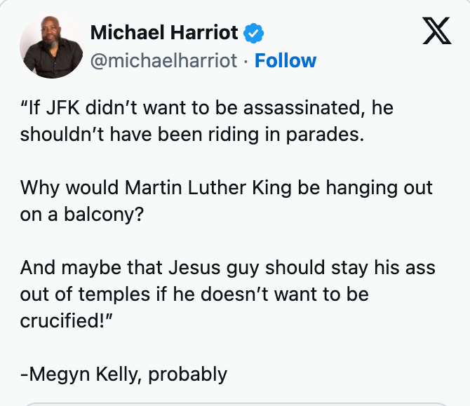 Quote tilskriver humoristisk kontroversielle uttalelser om historiske personer til Megyn Kelly