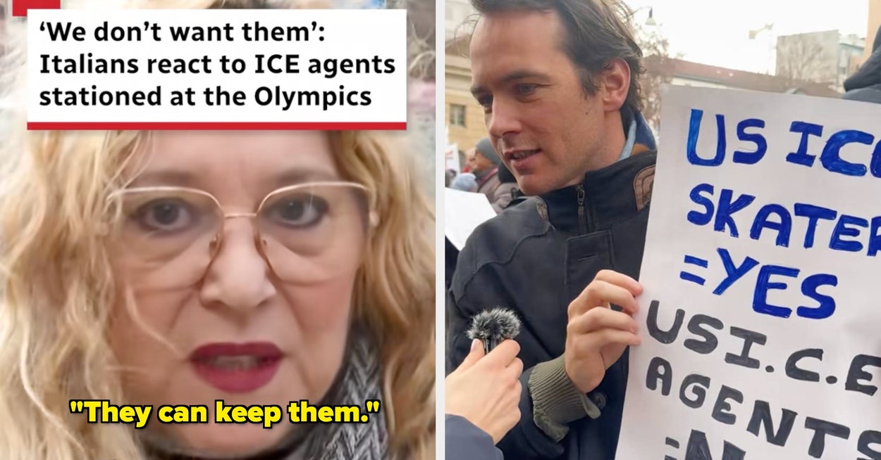 ICE kan være ved OL i 2026, og disse italienske demonstrantene er UTOVER P*ssed off