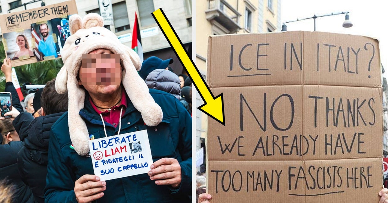 Disse 19 tegnene fra Italias protest mot ICE ved OL er seriøst så bra
