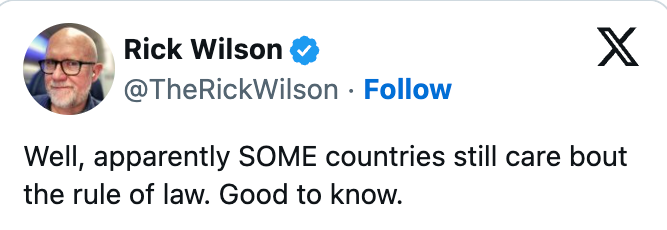 Rick Wilson på X: 
