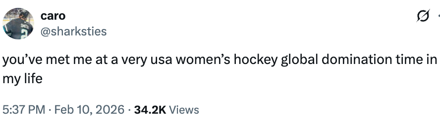 Tweet av brukeren "caro" som sier: 