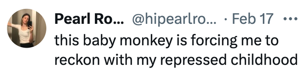 En tweet fra Pearl Ro som sa: 