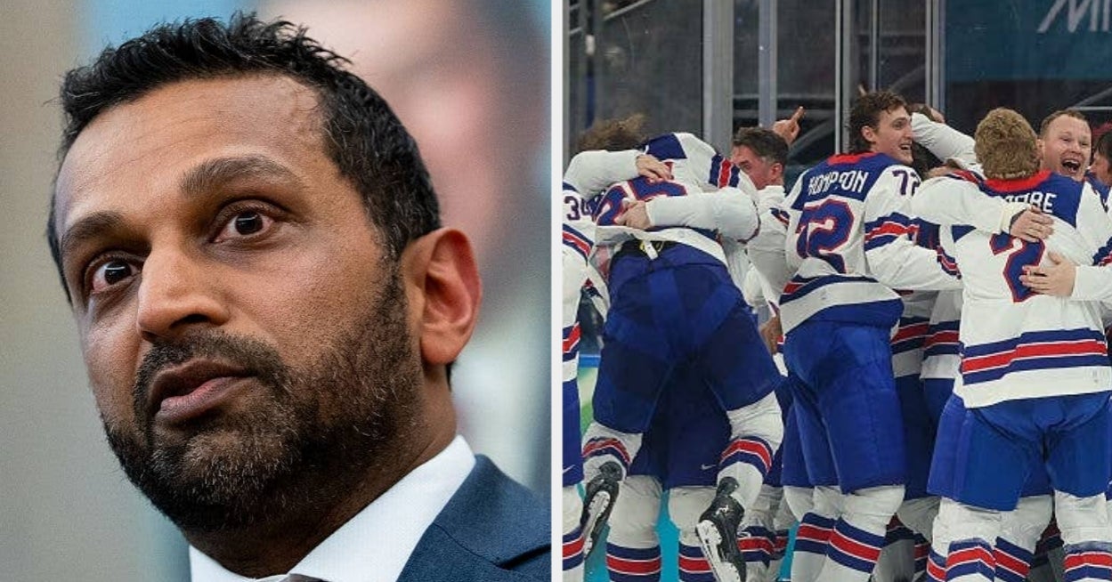 En video av FBI-direktør Kash Patel som henger i USAs garderobe for hockeylag, går viralt, og folk er ikke glade for det