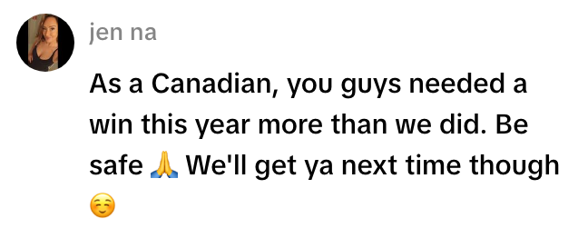 En kommentar fra "jen na" sa: 