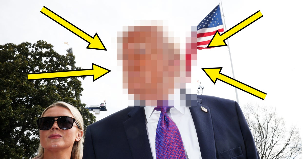 Oh Wow ... Et nytt bilde av Trump har nettopp droppet, og han ser ut, um ... Vel, hvorfor ser du ikke selv