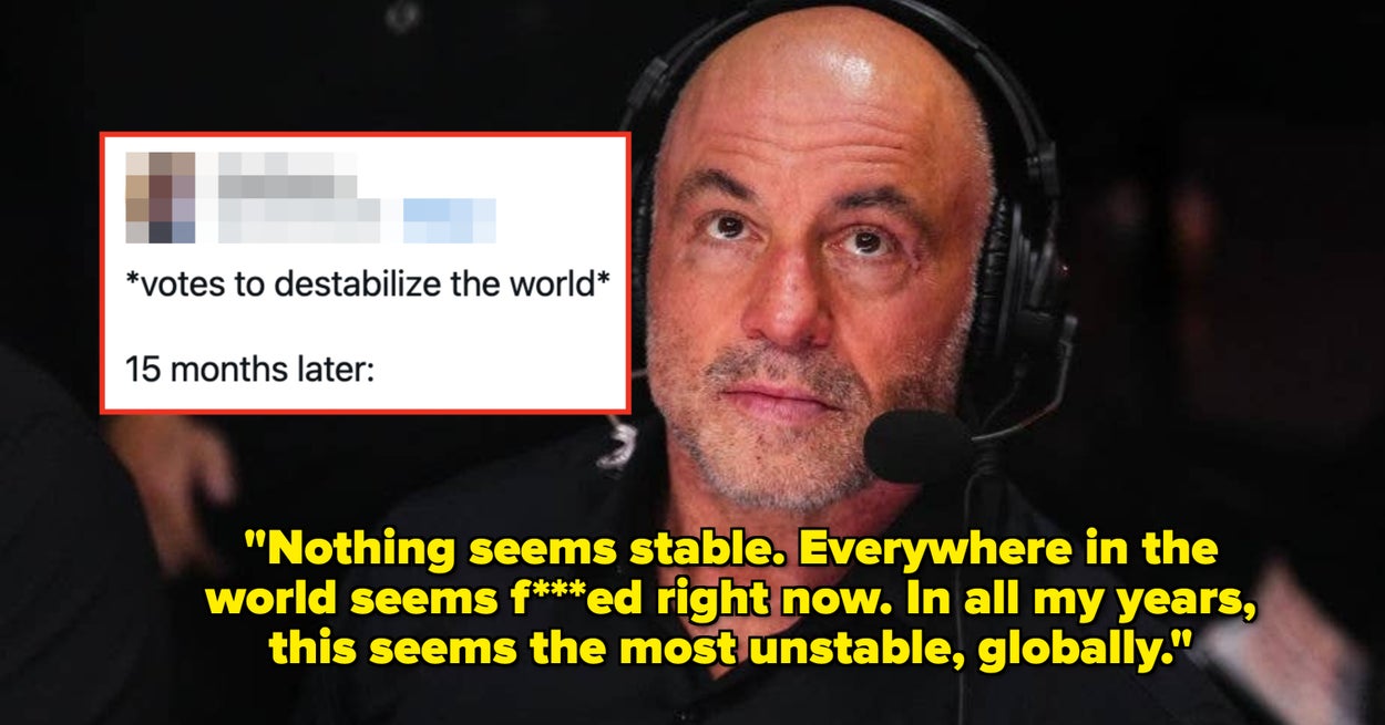 "DU GJORDE DETTE": Folk klapper tilbake på Joe Rogan etter at han sa "Overalt i verden virker jævla akkurat nå"