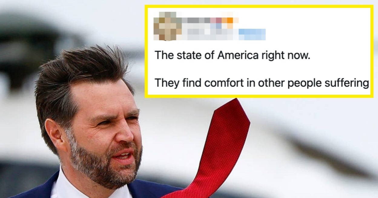 JD Vance blir kalt en "grusomt frastøtende person" etter at hans kommentar om amerikanske allierte som led av gasspriser gikk viralt