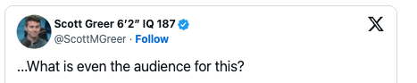 Tweet av Scott Greer som spør: 