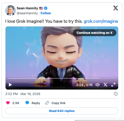 Lekefigur i dress med lukkede øyne, som promoterer 