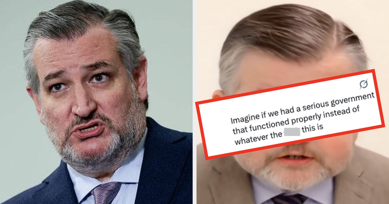 "Hva faen - gjør du?" Folk mister det absolutt over denne skumle AI-babyversjonen av Ted Cruz