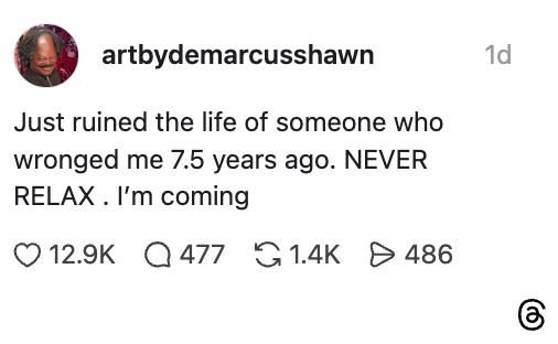 Sosiale medier-innlegg av artbydemarcusshawn: 