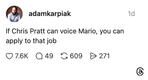 Innlegg på sosiale medier: 