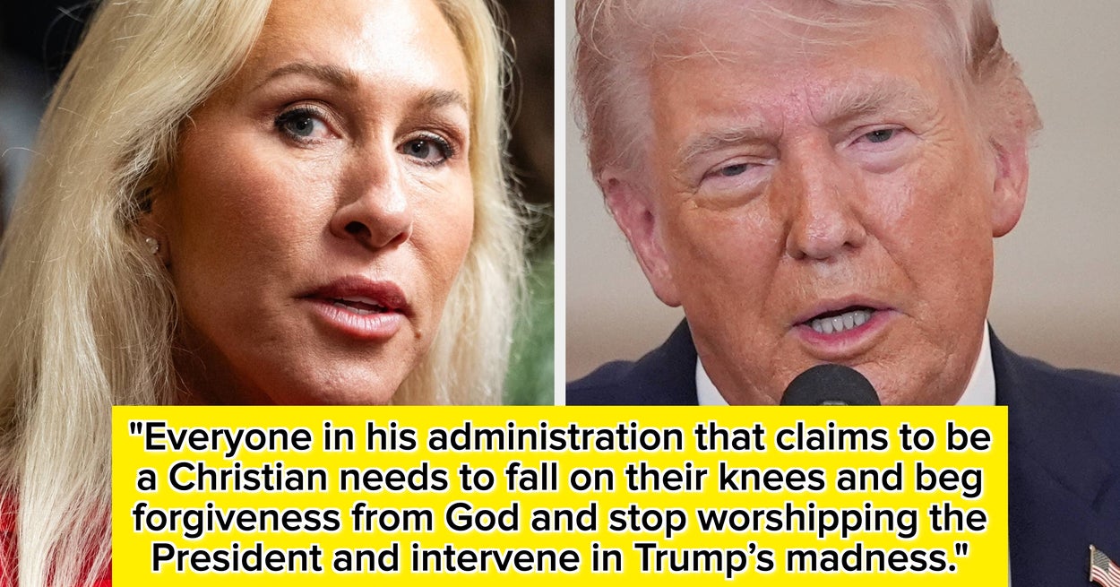 Trumps ran om Iran var så uhengt at selv Marjorie Taylor Greene ber ham om å be Gud om tilgivelse