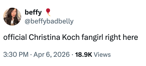 Tweet av bruker som sier at de er en 