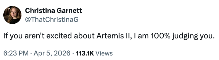 Tweet av Christina Garnett som sa: 