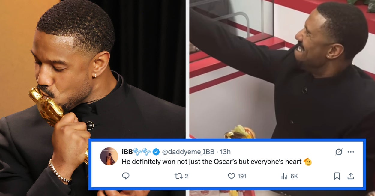 Michael B. Jordan spiste på In-N-Out rett etter Oscar-utdelingen, og folk er besatt