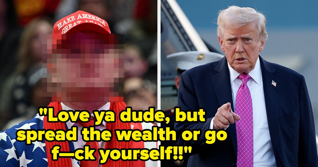 Midt i rapporter om en potensiell redningsaksjon fra Spirit Airlines, blir denne MAGA-supporteren viral for å rope ut Trump på den mest grusomme måten