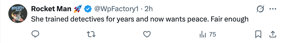 Tweet av Rocket Man: