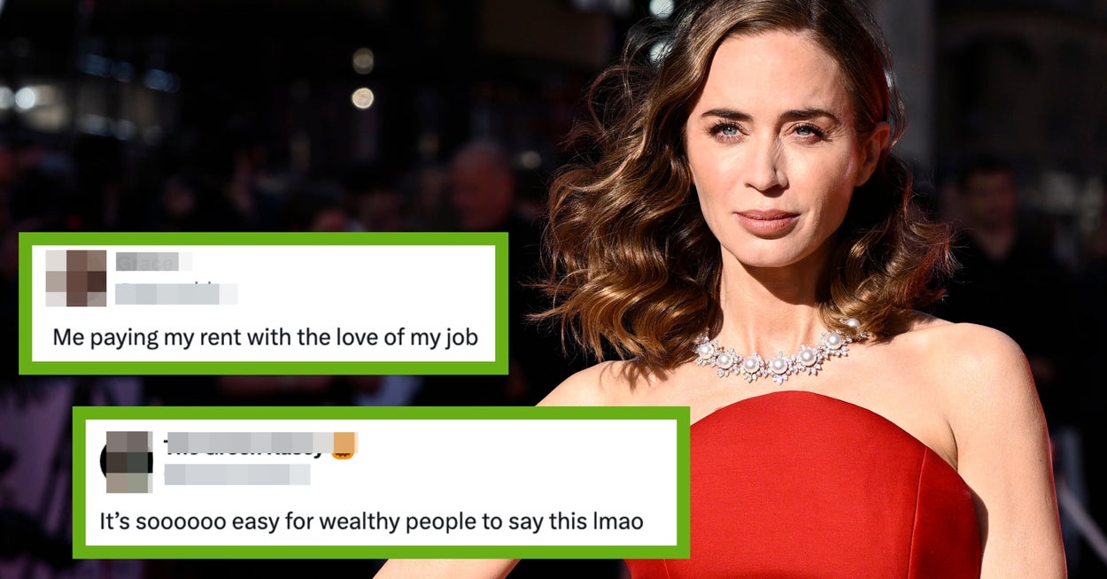 Emily Blunt delte noen "ute av berøring" karriereråd, og det går egentlig ikke bra i det hele tatt