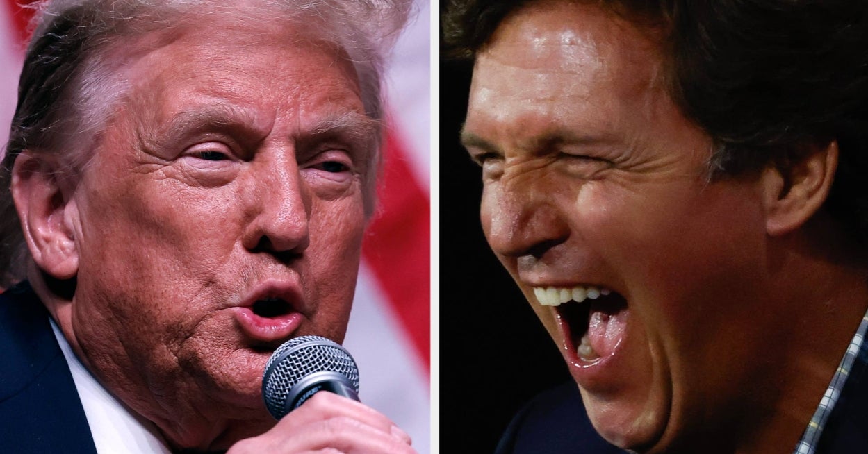 Tucker Carlson sa tilsynelatende nettopp 3 ord til Trump som sannsynligvis vil knuse egoet hans i en million biter