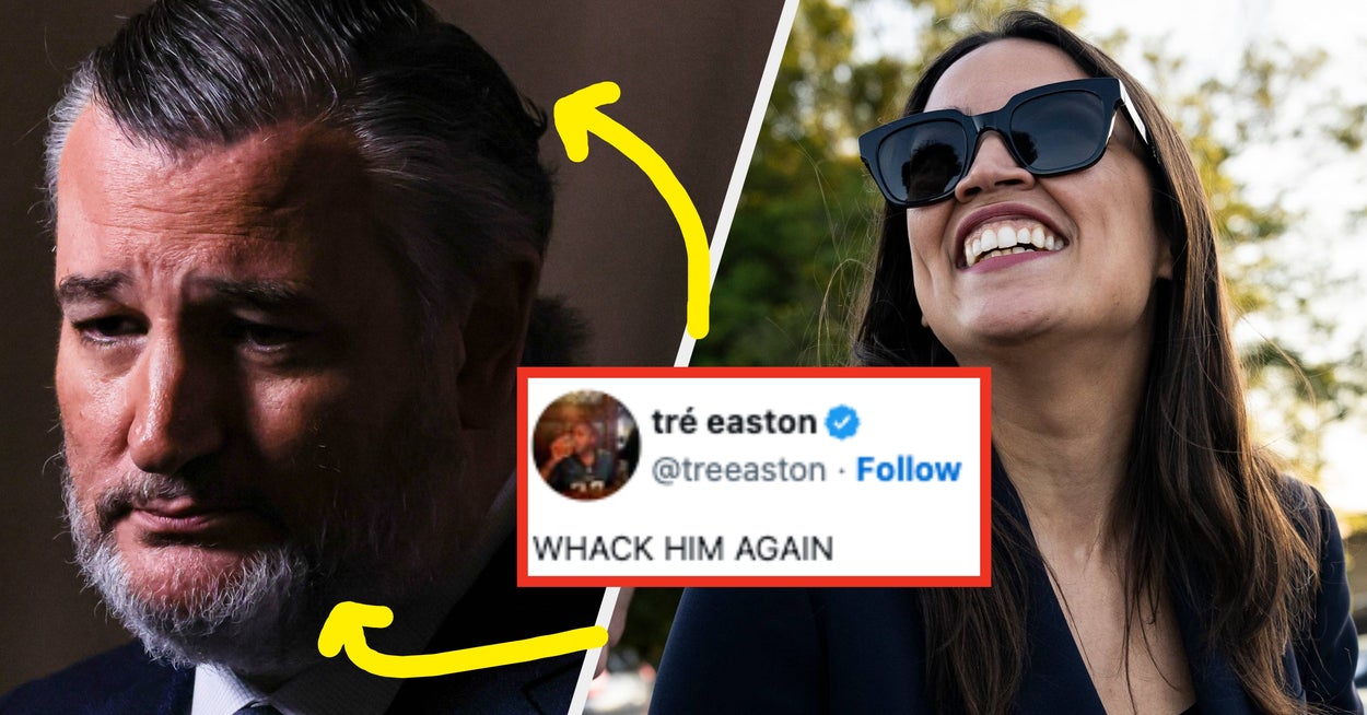 «KNÆR HAM IGJEN»: Alle sier det samme om AOCs svar på Ted Cruzs forsøk på å skyggelegge henne