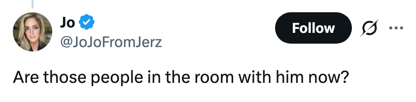 Tweet av brukeren Jo, og spør:
