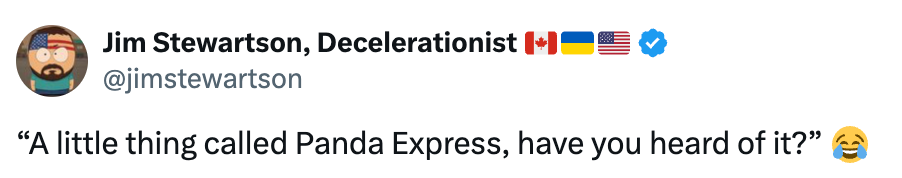 Tweet fra Jim Stewartson: 
