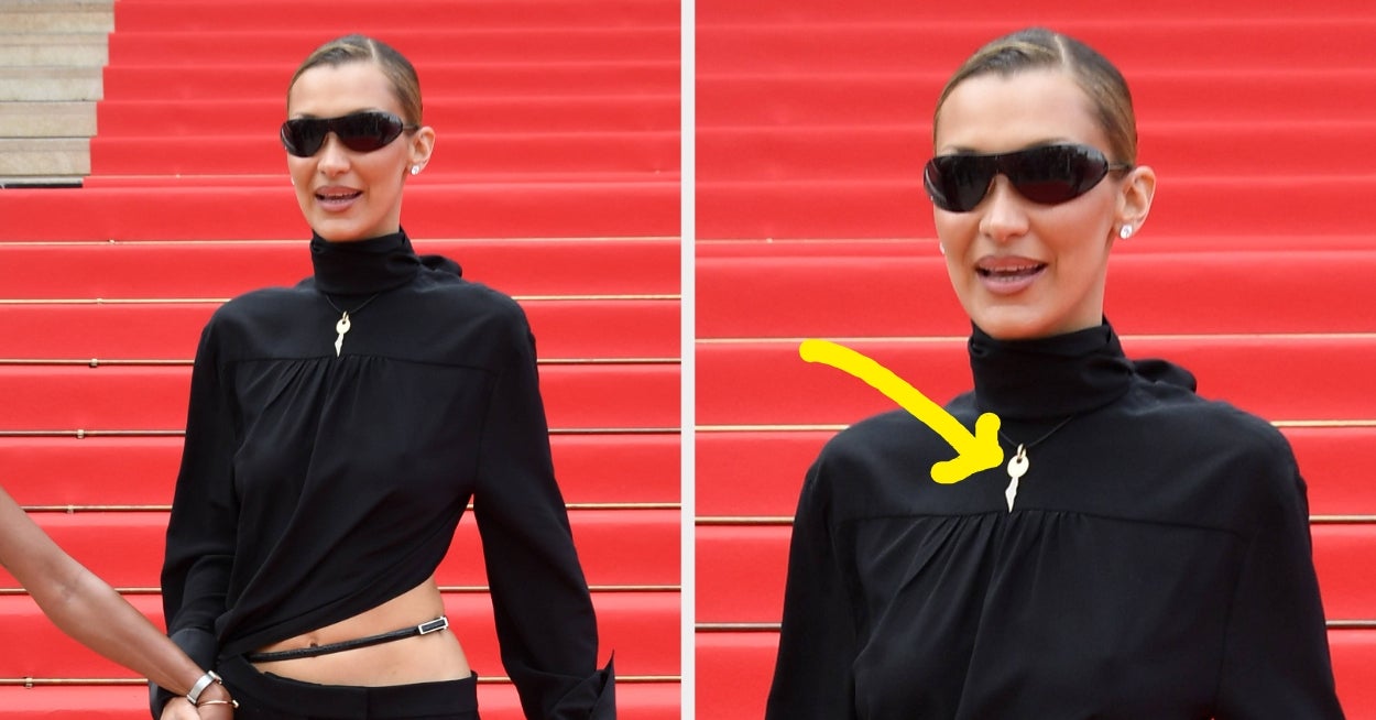 2 år etter at Keffiyeh-kjolen hennes ble viral, er Bella Hadid tilbake i Cannes med nok et nikk til Palestina