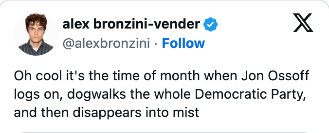 Tweet av alex bronzini-vender: