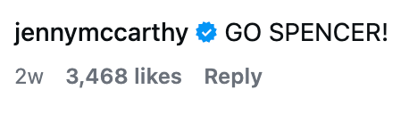 Kommentar fra brukeren "jennymccarthy" som lyder:
