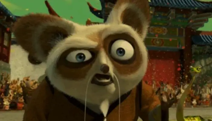Animert karakter Master Shifu fra