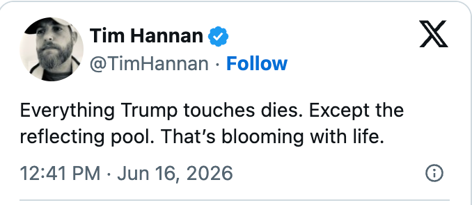 Tweet av Tim Hannan: