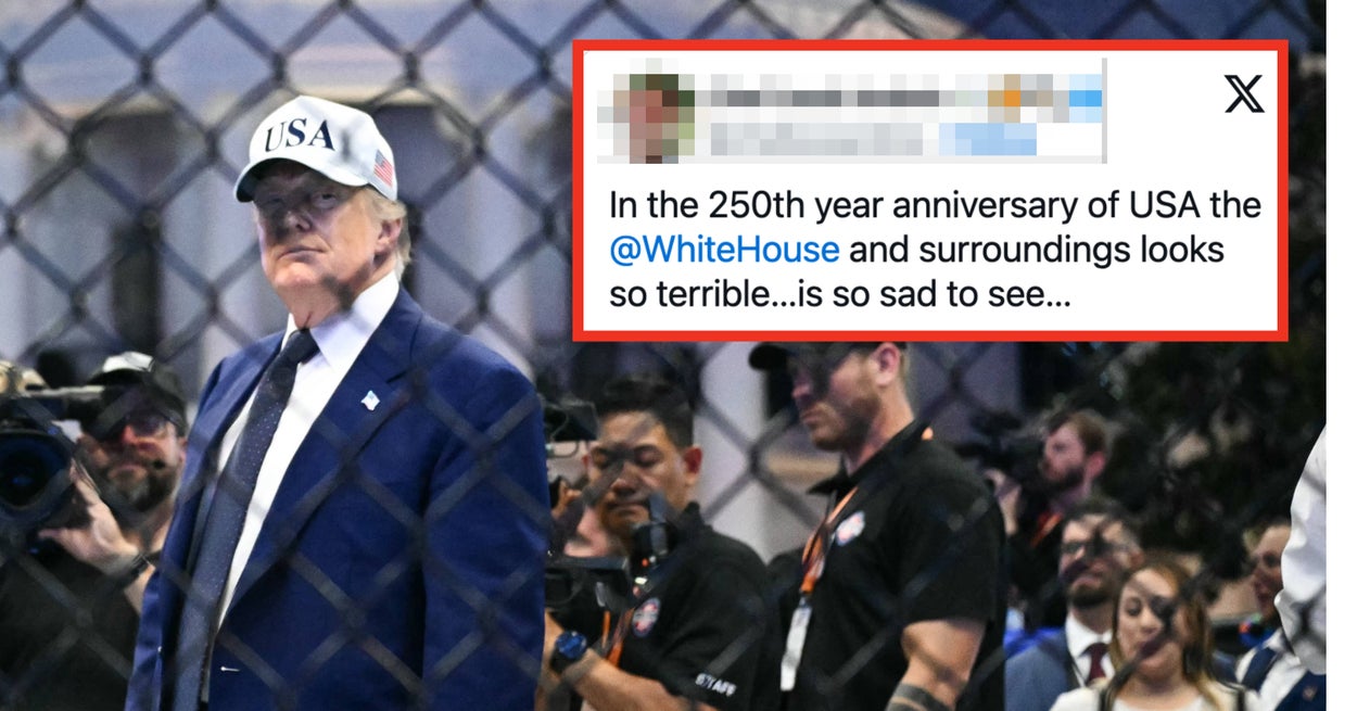 «The US Is A Sh** Hole»: Dette bildet av plenen like utenfor Det hvite hus etter Trumps UFC-kamp går viralt