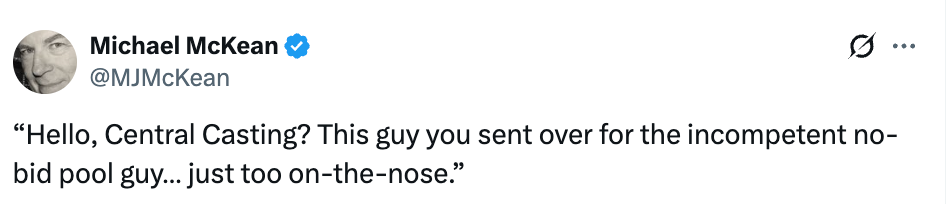 Tweet fra Michael McKean: