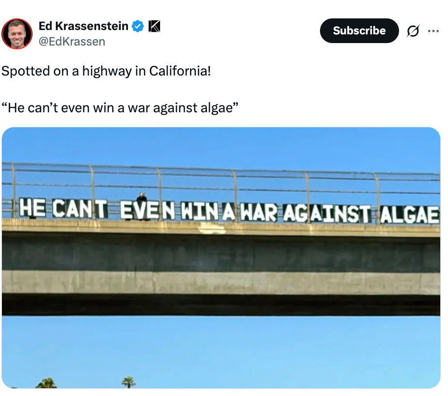 En bro i California med uttrykket