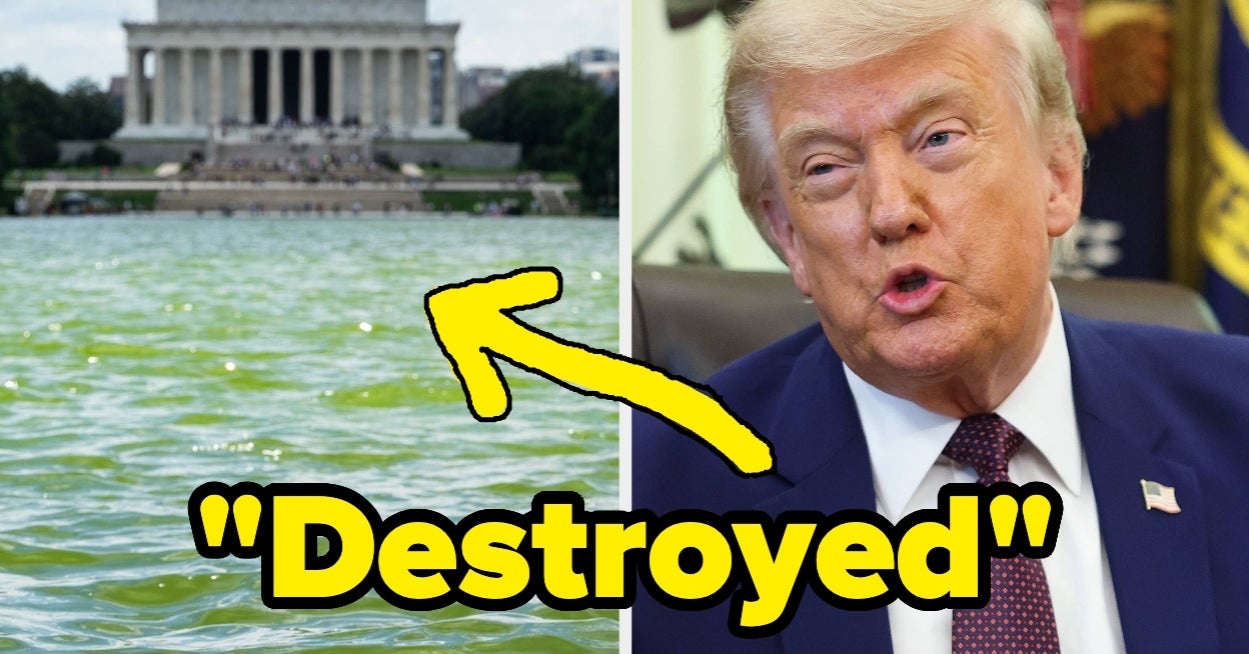Trump fant noen ny å klandre for sin reflekterende bassengfiasco i en vill nattlig ran