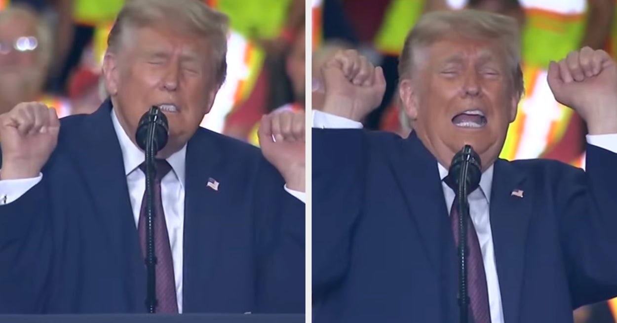 "Upresidential Behavior": Alle sier det samme om dette virale klippet av Trump som stønner og grynter under en nylig tale, og den andrehånds forlegenheten får meg bokstavelig talt til å ønske å rive huden av meg og dyppe den i blekemiddel