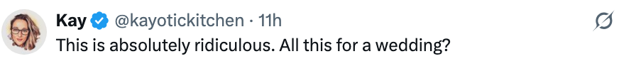 Tweet av Kay og sa: