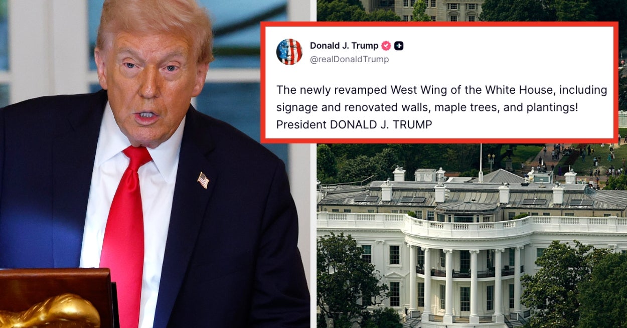 Donald Trump ga vestfløyen en makeover, og internett beskriver den som "Assisted Living Chic"