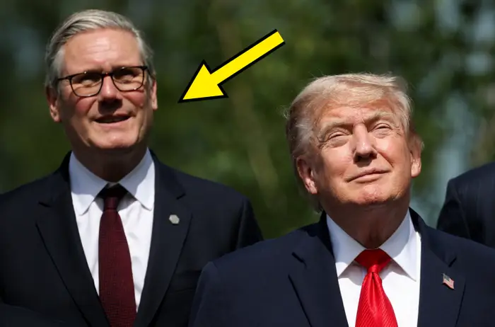 Donald Trump og Storbritannias statsminister Keir Starmer