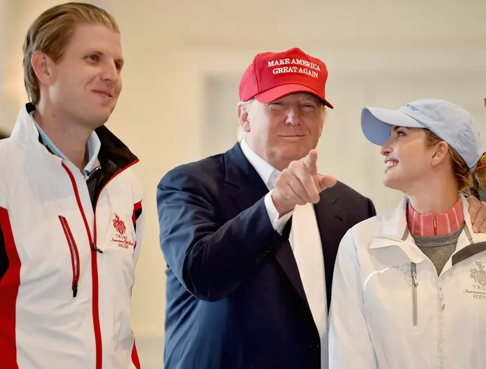 Eric Trump, Donald Trump, Ivanka Trump