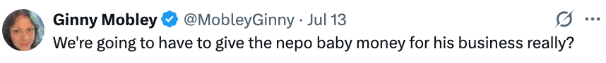 Tweet av Ginny Mobley: 