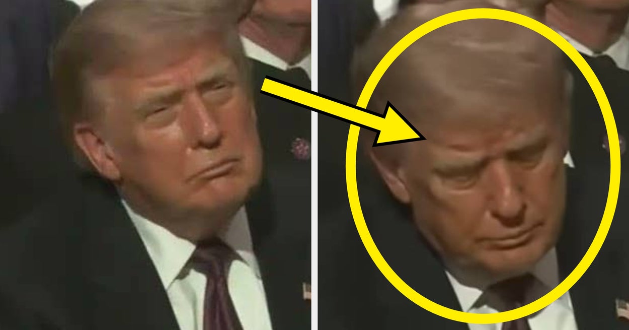 Det hvite hus kaller folk "fordervede idioter" for å tro at Trump sovnet ved Lindsey Grahams begravelse, og det er et nytt lavmål