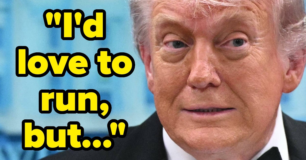 En reporter spurte nettopp Trump om et mulig presidentvalg i 2028, og presidenten tok faktisk opp det