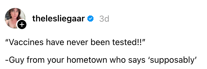 Instagram-innlegg av thelesliegaar: