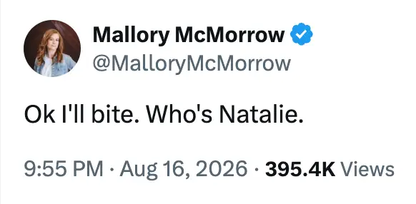 Tweet av Mallory McMorrow: 